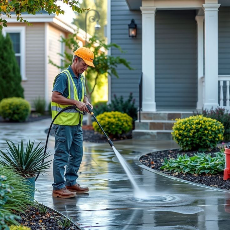 pressure washing